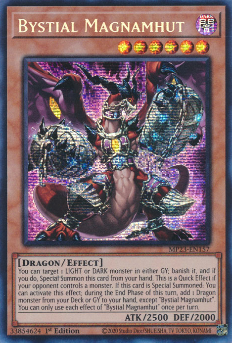 Bystial Magnamhut [MP23-EN157] Prismatic Secret Rare | Exor Games Bridgewater