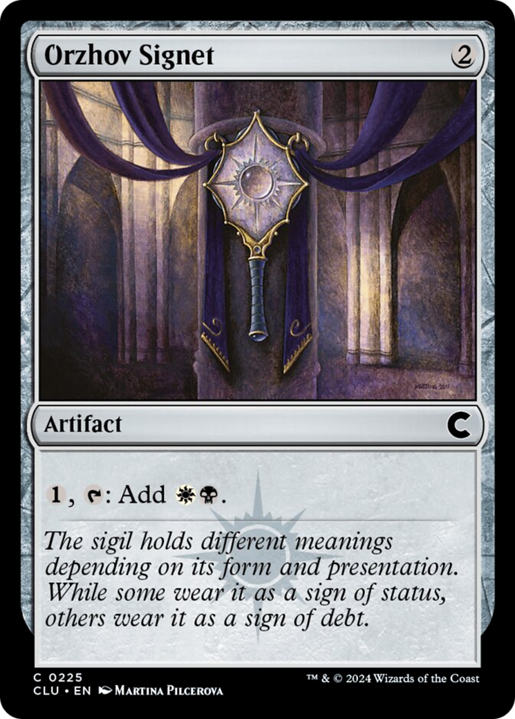 Orzhov Signet [Ravnica: Clue Edition] | Exor Games Bridgewater