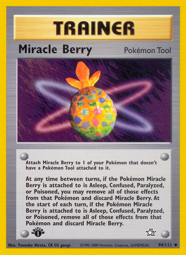 Miracle Berry (94/111) [Neo Genesis 1st Edition] | Exor Games Bridgewater