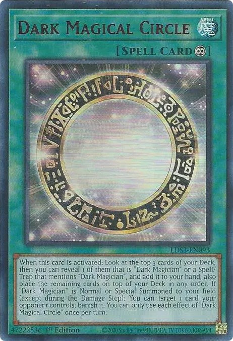 Dark Magical Circle (Red) [LDS3-EN093] Ultra Rare | Exor Games Bridgewater