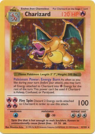 Charizard (4/102) [Base Set Shadowless Unlimited] | Exor Games Bridgewater