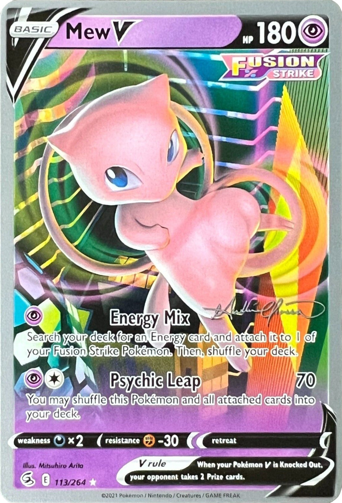 Mew V (113/264) (The Shape of Mew - Andre Chiasson) [World Championships 2022] | Exor Games Bridgewater