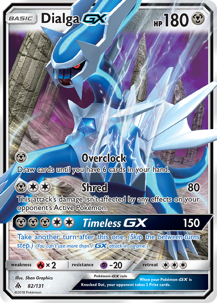 Dialga GX (82/131) [Sun & Moon: Forbidden Light] | Exor Games Bridgewater