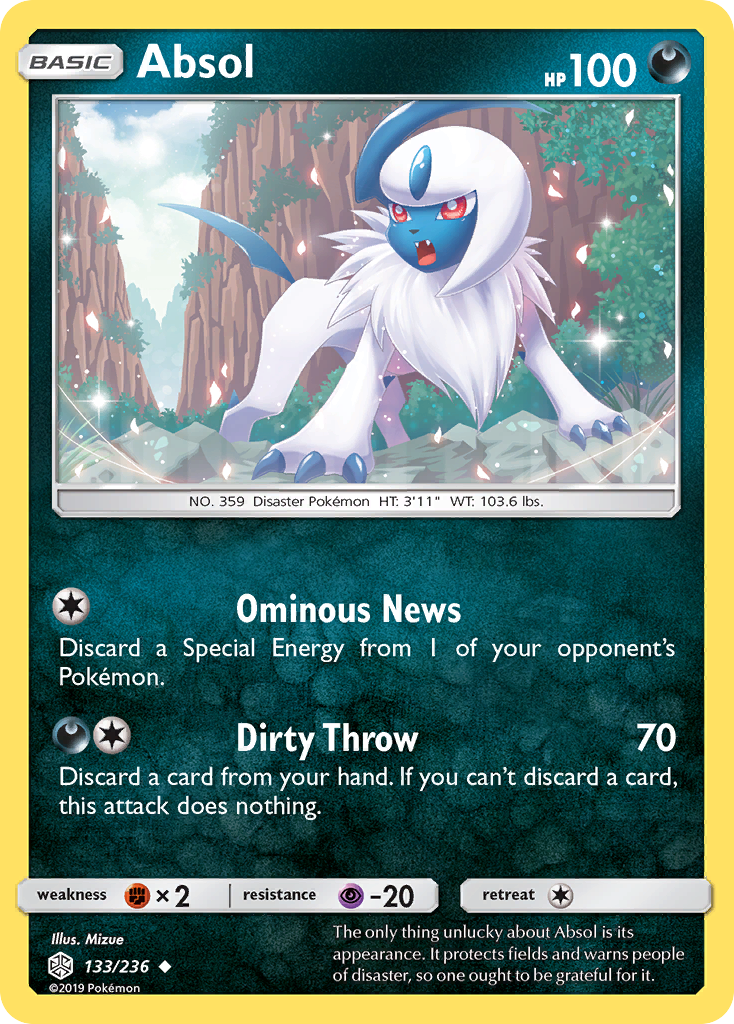 Absol (133/236) [Sun & Moon: Cosmic Eclipse] | Exor Games Bridgewater