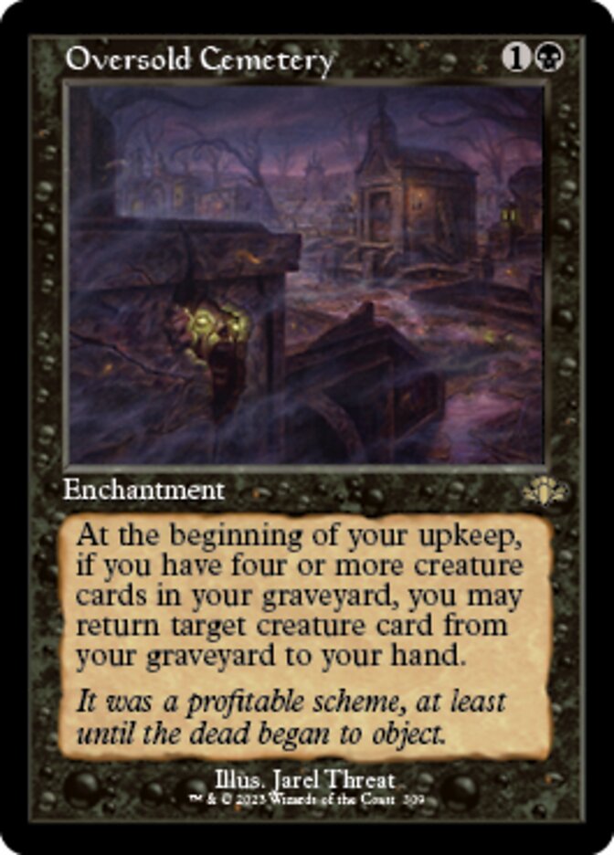 Oversold Cemetery (Retro) [Dominaria Remastered] | Exor Games Bridgewater
