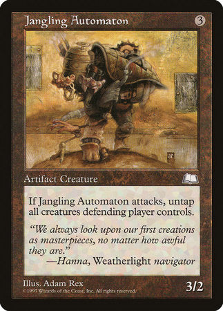 Jangling Automaton [Weatherlight] | Exor Games Bridgewater