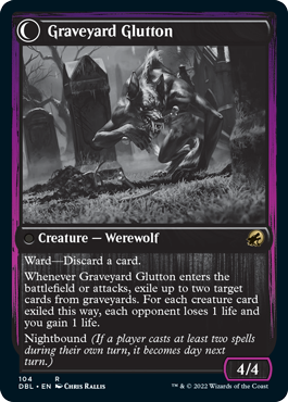 Graveyard Trespasser // Graveyard Glutton [Innistrad: Double Feature] | Exor Games Bridgewater