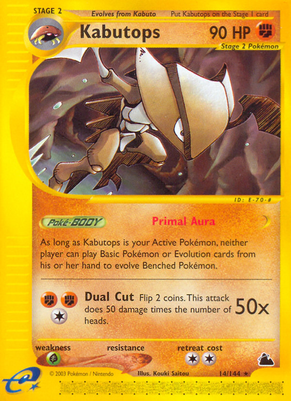 Kabutops (14/144) [Skyridge] | Exor Games Bridgewater