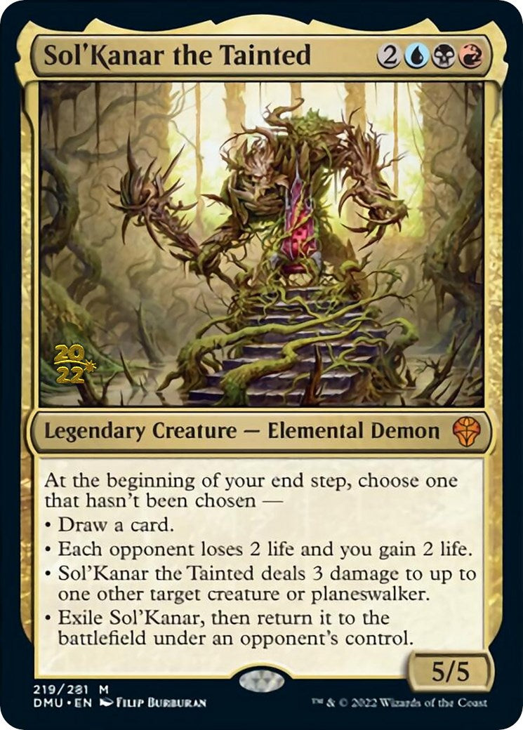 Sol'Kanar the Tainted [Dominaria United Prerelease Promos] | Exor Games Bridgewater