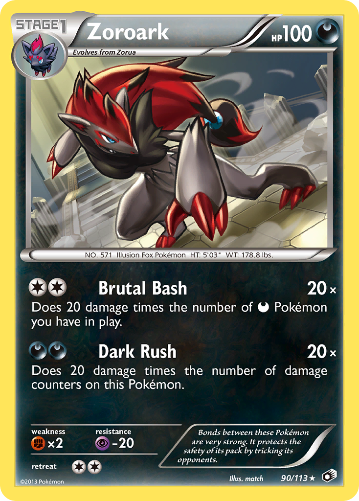 Zoroark (90/113) [Black & White: Legendary Treasures] | Exor Games Bridgewater