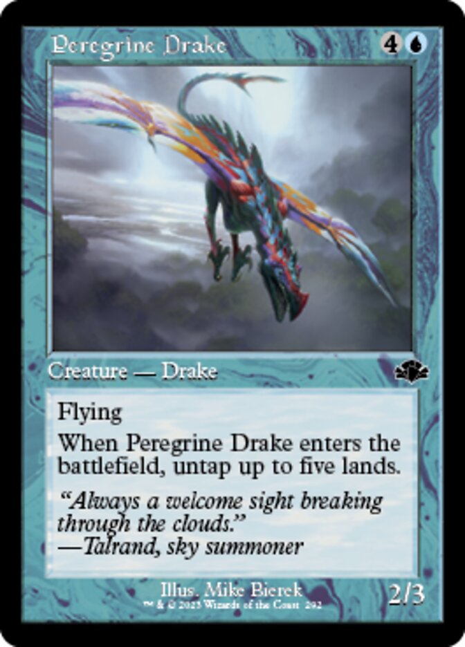 Peregrine Drake (Retro) [Dominaria Remastered] | Exor Games Bridgewater