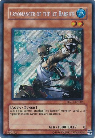 Cryomancer of the Ice Barrier [HA01-EN003] Secret Rare | Exor Games Bridgewater