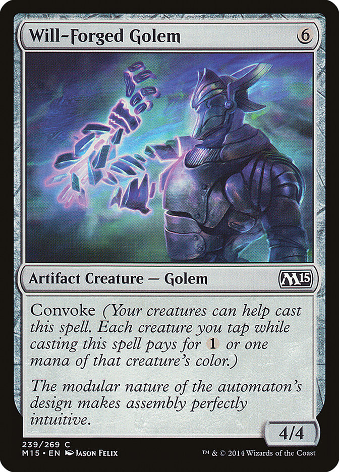 Will-Forged Golem [Magic 2015] | Exor Games Bridgewater