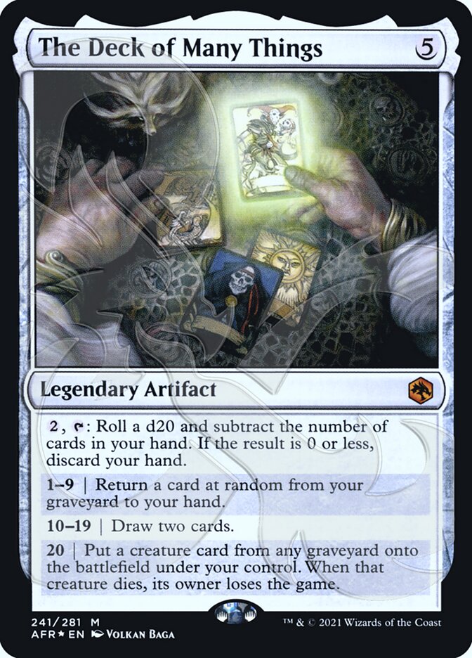 The Deck of Many Things (Ampersand Promo) [Dungeons & Dragons: Adventures in the Forgotten Realms Promos] | Exor Games Bridgewater