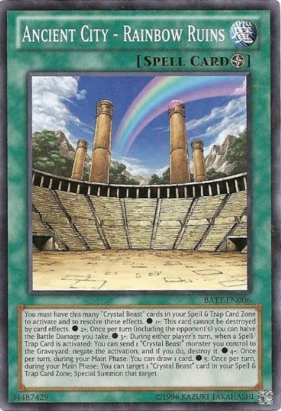 Ancient City - Rainbow Ruins [BATT-EN006] Starfoil Rare | Exor Games Bridgewater