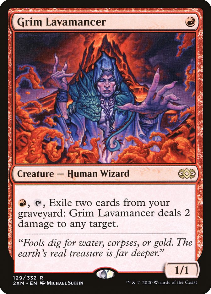 Grim Lavamancer [Double Masters] | Exor Games Bridgewater