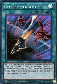 Cyber Emergency [GEIM-EN042] Super Rare | Exor Games Bridgewater