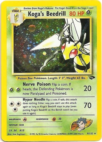 Koga's Beedrill (9/132) [Gym Challenge Unlimited] | Exor Games Bridgewater