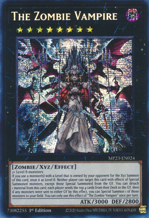 The Zombie Vampire [MP23-EN024] Prismatic Secret Rare | Exor Games Bridgewater