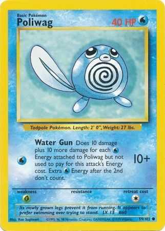 Poliwag (59/102) [Base Set Unlimited] | Exor Games Bridgewater