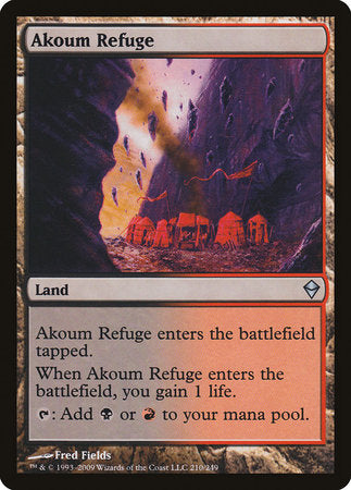 Akoum Refuge [Zendikar] | Exor Games Bridgewater