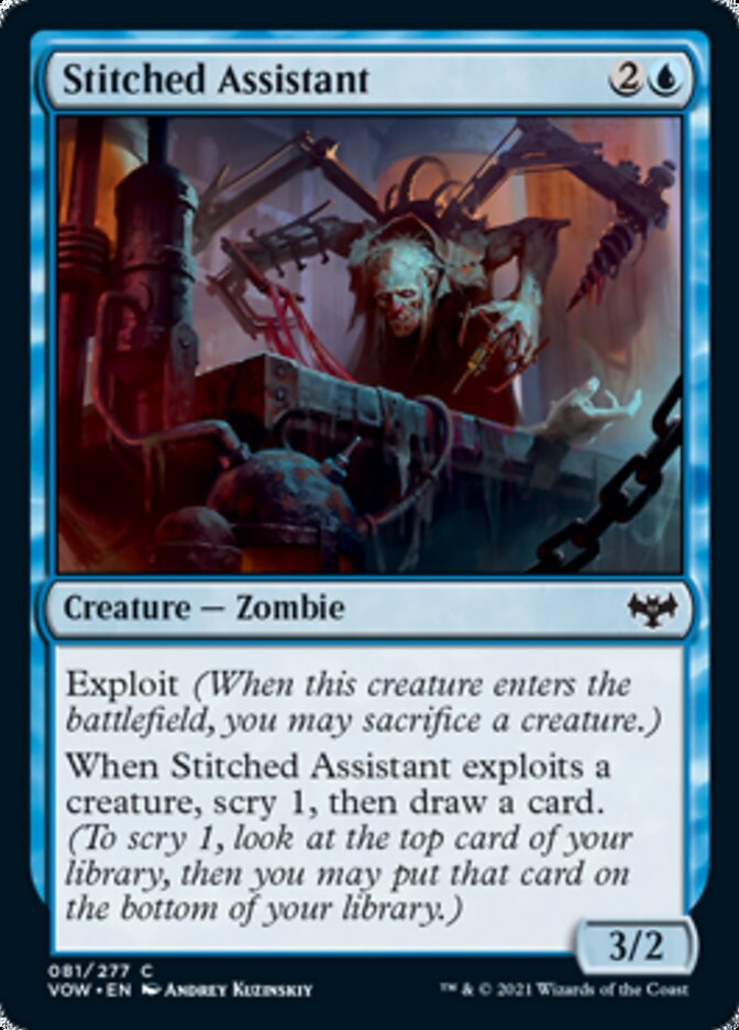 Stitched Assistant [Innistrad: Crimson Vow] | Exor Games Bridgewater