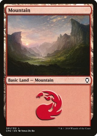 Mountain (301) [Commander Anthology Volume II] | Exor Games Bridgewater