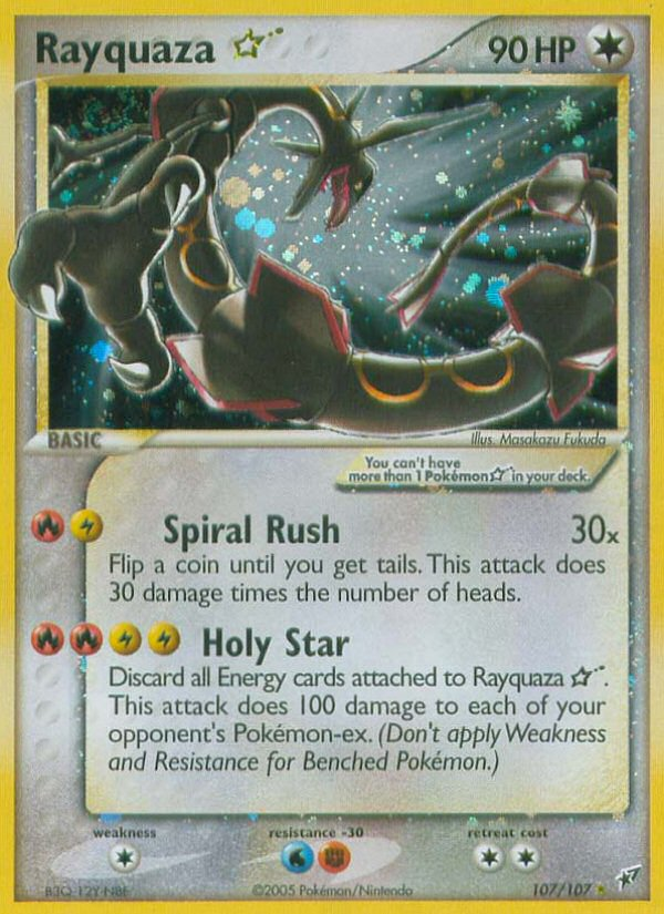 Rayquaza Star (107/107) [EX: Deoxys] | Exor Games Bridgewater