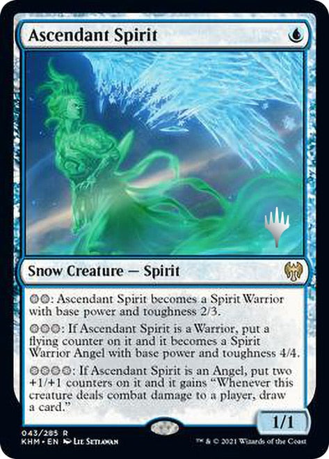 Ascendant Spirit [Kaldheim Promo Pack] | Exor Games Bridgewater