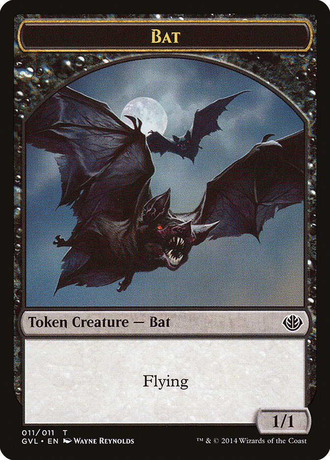 Bat Token (Garruk vs. Liliana) [Duel Decks Anthology Tokens] | Exor Games Bridgewater