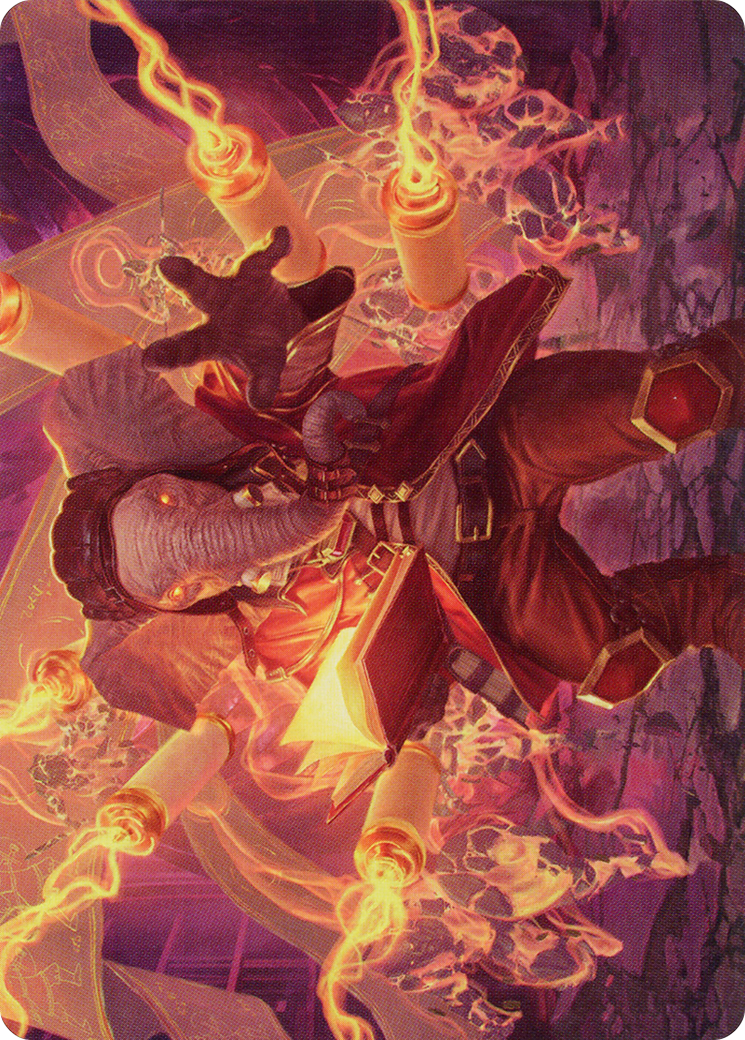Quintorius, Loremaster Art Card (52) [March of the Machine Art Series] | Exor Games Bridgewater