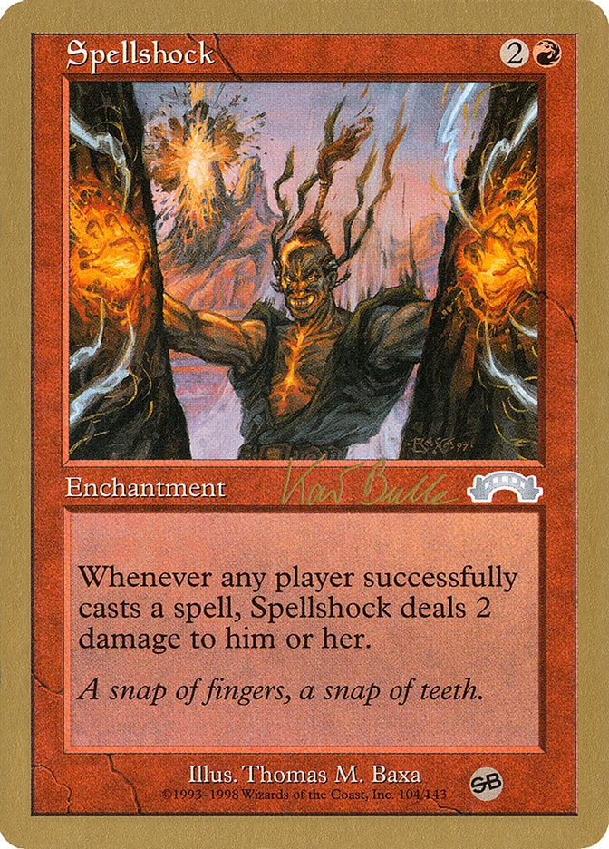 Spellshock (Kai Budde) (SB) [World Championship Decks 1999] | Exor Games Bridgewater
