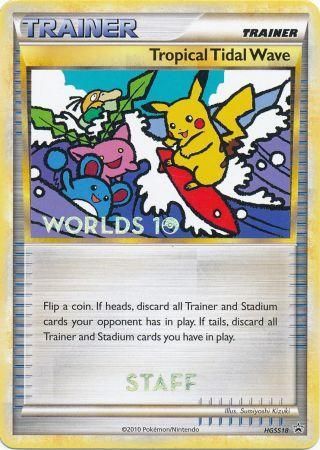 Tropical Tidal Wave (HGSS18) (Staff) [HeartGold & SoulSilver: Black Star Promos] | Exor Games Bridgewater