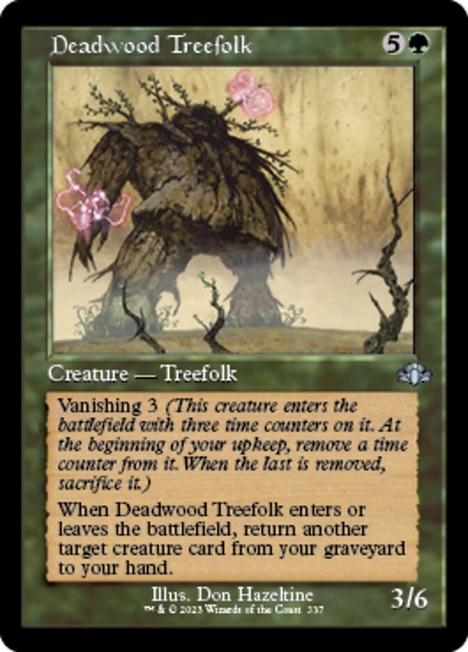 Deadwood Treefolk (Retro) [Dominaria Remastered] | Exor Games Bridgewater