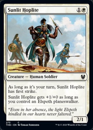 Sunlit Hoplite [Theros Beyond Death] | Exor Games Bridgewater