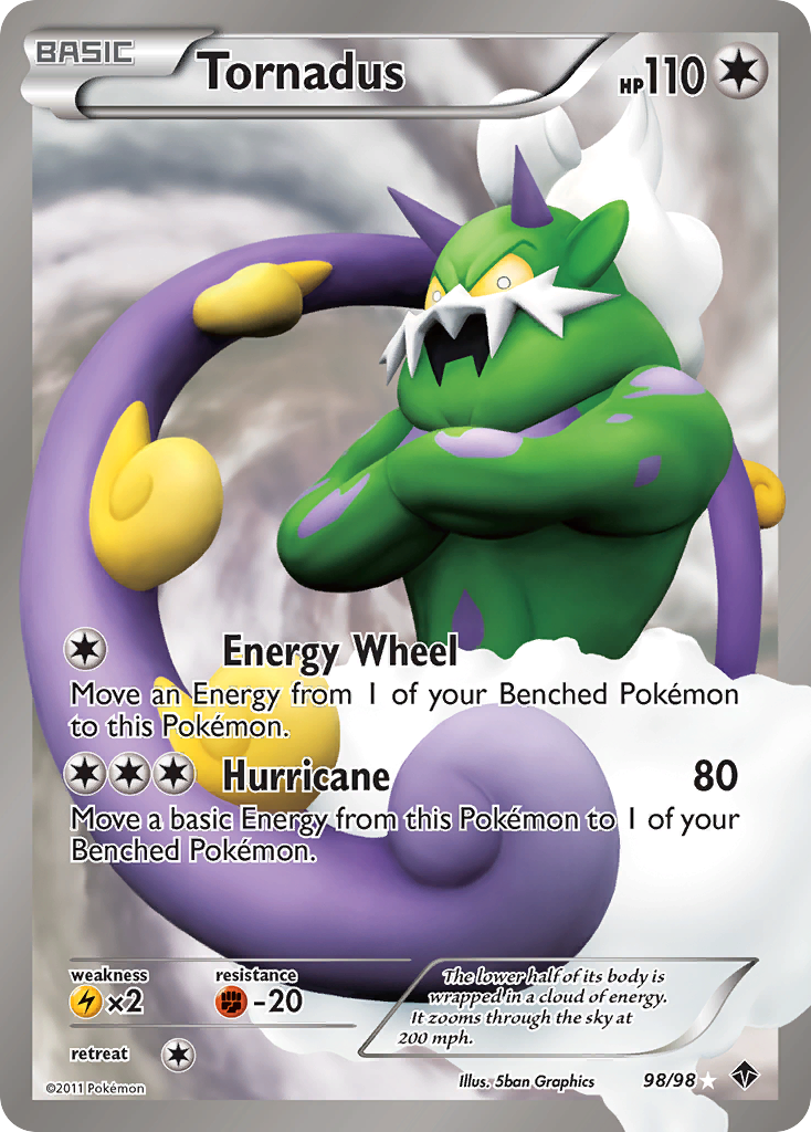 Tornadus (98/98) [Black & White: Emerging Powers] | Exor Games Bridgewater