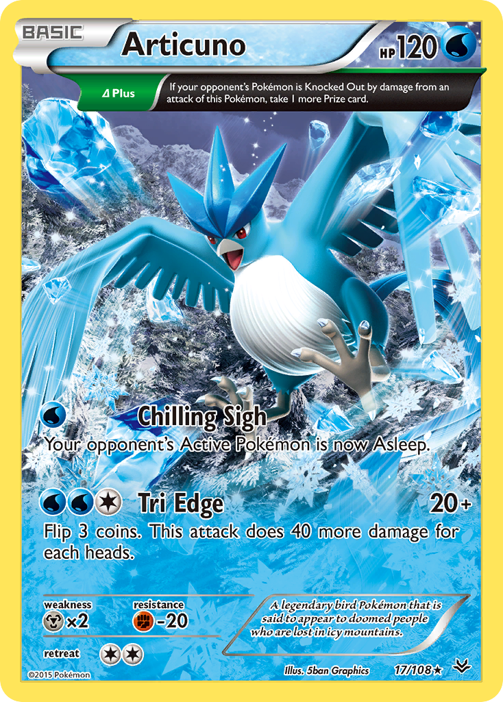 Articuno (17/108) [XY: Roaring Skies] | Exor Games Bridgewater