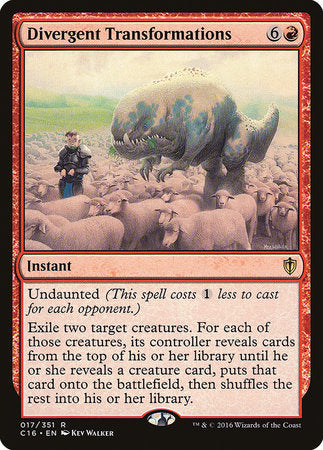 Divergent Transformations [Commander 2016] | Exor Games Bridgewater