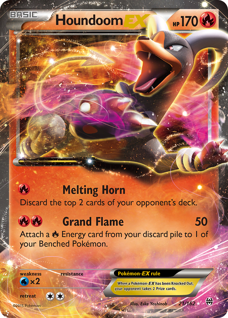 Houndoom EX (21/162) [XY: BREAKthrough] | Exor Games Bridgewater