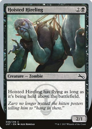 Hoisted Hireling [Unstable] | Exor Games Bridgewater