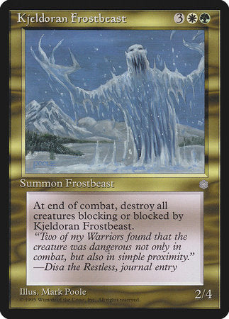 Kjeldoran Frostbeast [Ice Age] | Exor Games Bridgewater