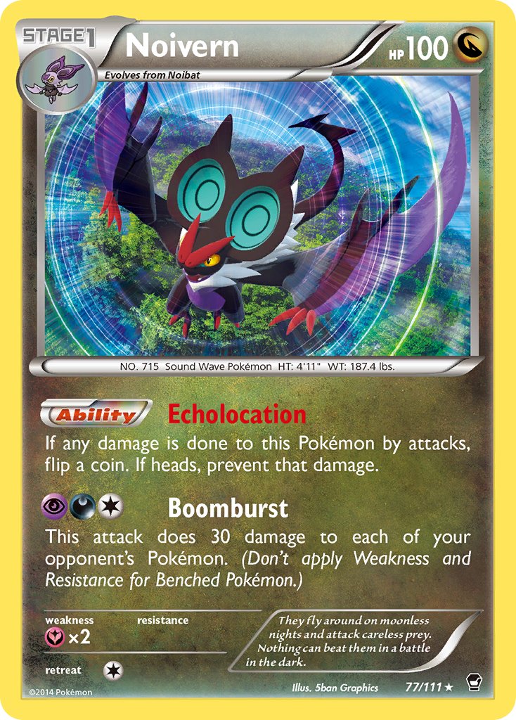 Noivern (77/111) (Cosmos Holo) (Blister Exclusive) [XY: Furious Fists] | Exor Games Bridgewater