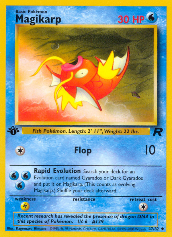 Magikarp (47/82) [Team Rocket 1st Edition] | Exor Games Bridgewater