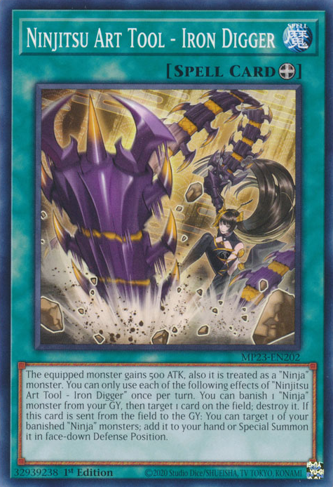 Ninjitsu Art Tool - Iron Digger [MP23-EN202] Common | Exor Games Bridgewater