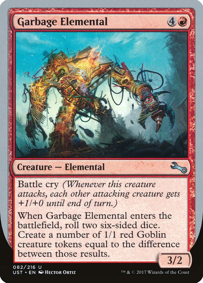 Garbage Elemental (3/2 Creature) [Unstable] | Exor Games Bridgewater