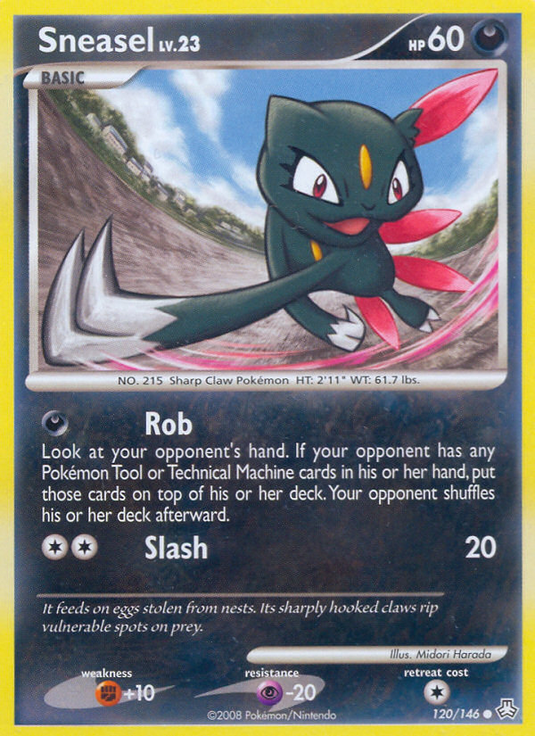 Sneasel (120/146) [Diamond & Pearl: Legends Awakened] | Exor Games Bridgewater