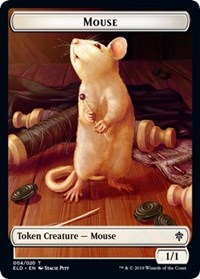 Mouse // Food (16) Double-sided Token [Throne of Eldraine Tokens] | Exor Games Bridgewater