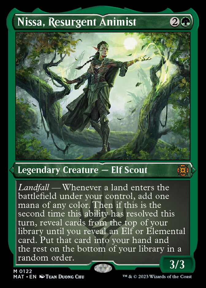 Nissa, Resurgent Animist (Foil Etched) [March of the Machine: The Aftermath] | Exor Games Bridgewater