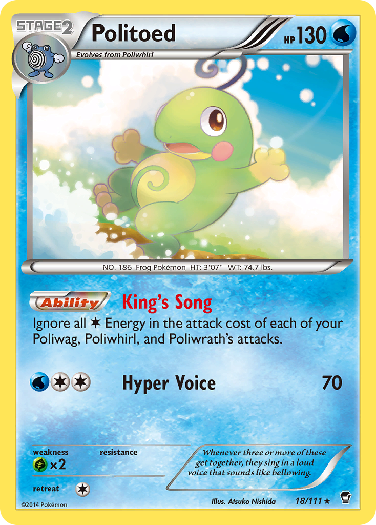 Politoed (18/111) [XY: Furious Fists] | Exor Games Bridgewater