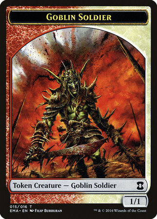Goblin Soldier Token [Eternal Masters Tokens] | Exor Games Bridgewater